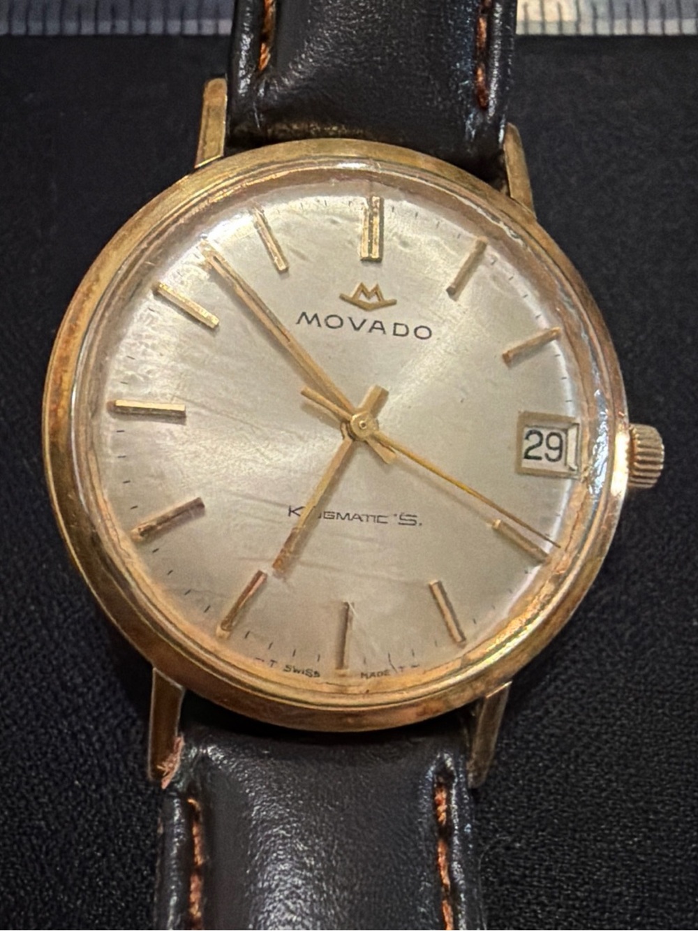 vintage movado kingmatic watch